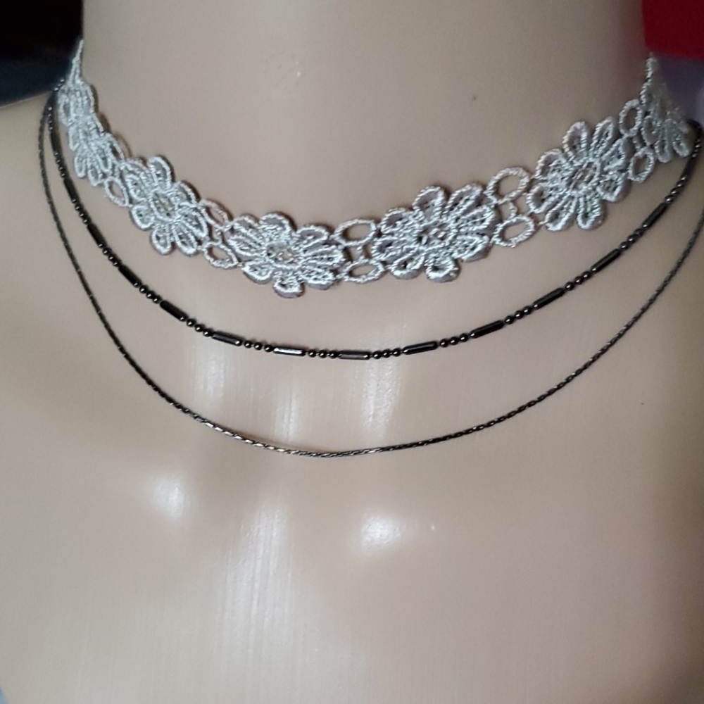 Mark Ashton's 3 tierd chocker in gun metal/ gray